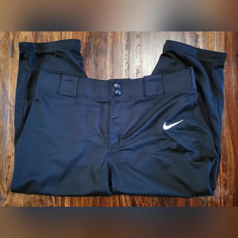 NIKE TEAM ENGINEERED BLACK PANTS SZ M EXCELLENT CONDITION